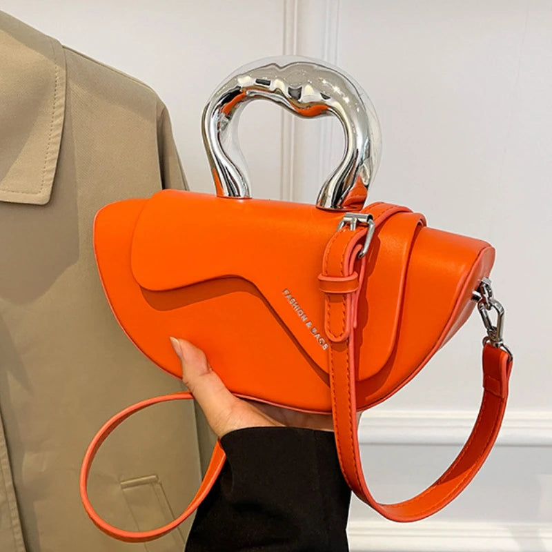 Women's Fashion Sewing Solid Thread Soft Shoulder Bags 2025 High Quality Bags Hasp Interior Compartment Pu Women's Handbag