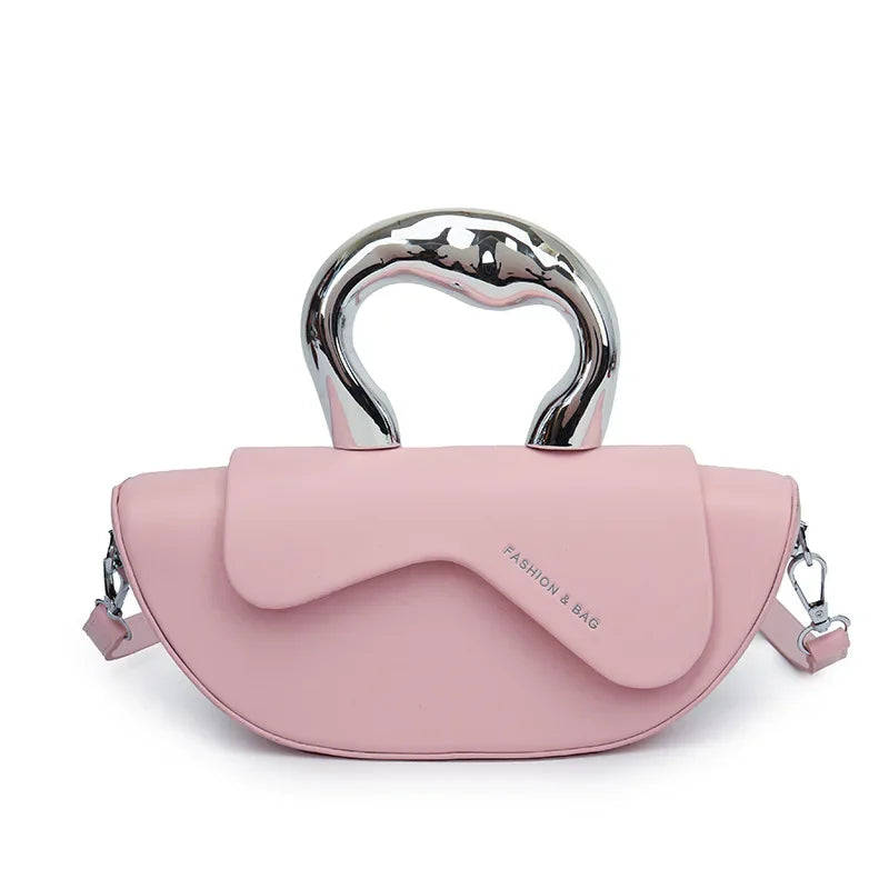 Women's Fashion Sewing Solid Thread Soft Shoulder Bags 2025 High Quality Bags Hasp Interior Compartment Pu Women's Handbag
