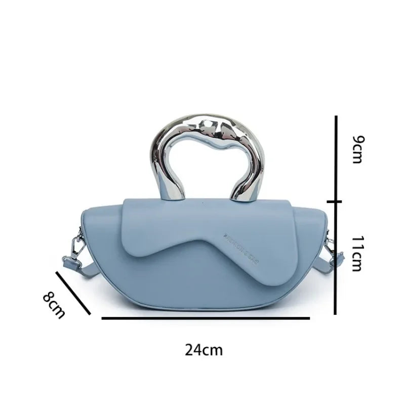 Women's Fashion Sewing Solid Thread Soft Shoulder Bags 2025 High Quality Bags Hasp Interior Compartment Pu Women's Handbag