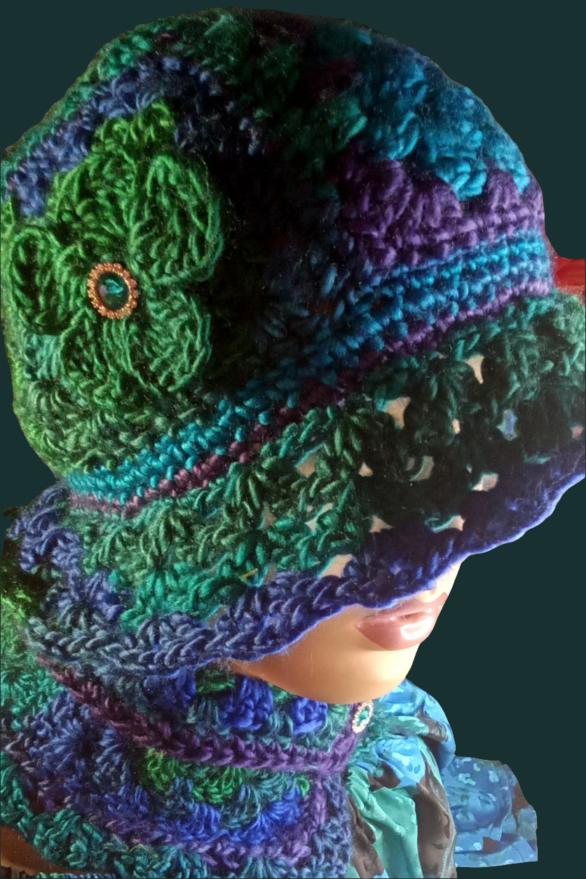 Too kute Granny Stitch Hat and Scarves Sets
