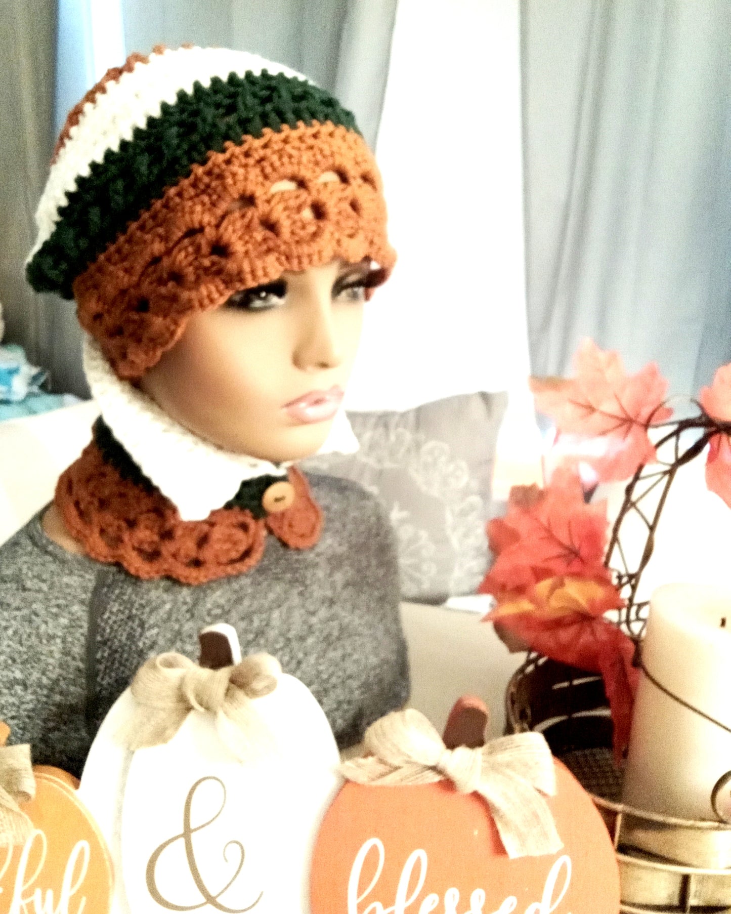 It's Fall Baby Hat and Scaves Crochet Collection