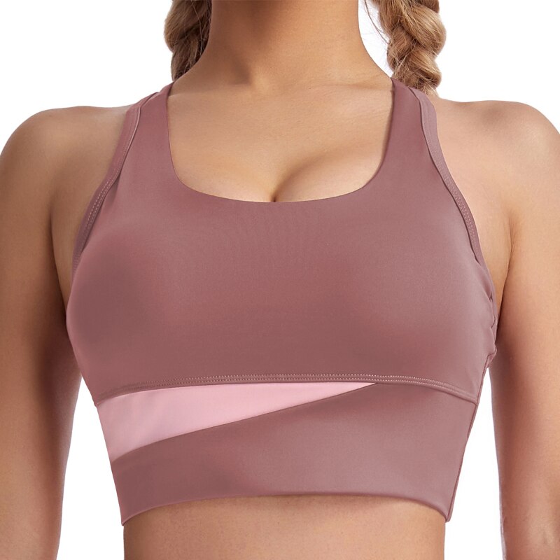 Women New Yoga Shockproof Sports Bra Without Steel Ring