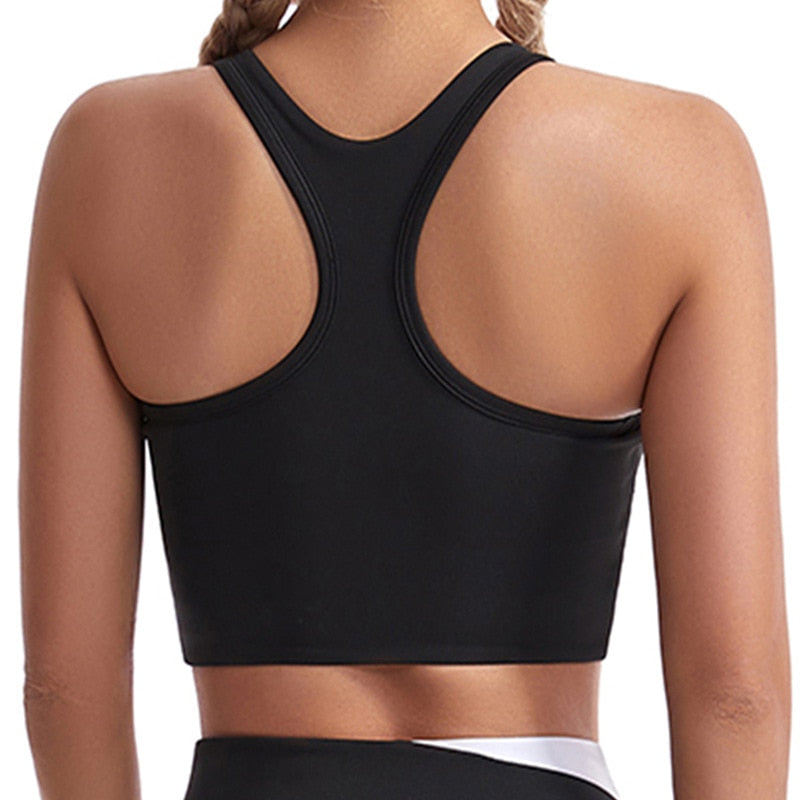 Women New Yoga Shockproof Sports Bra Without Steel Ring