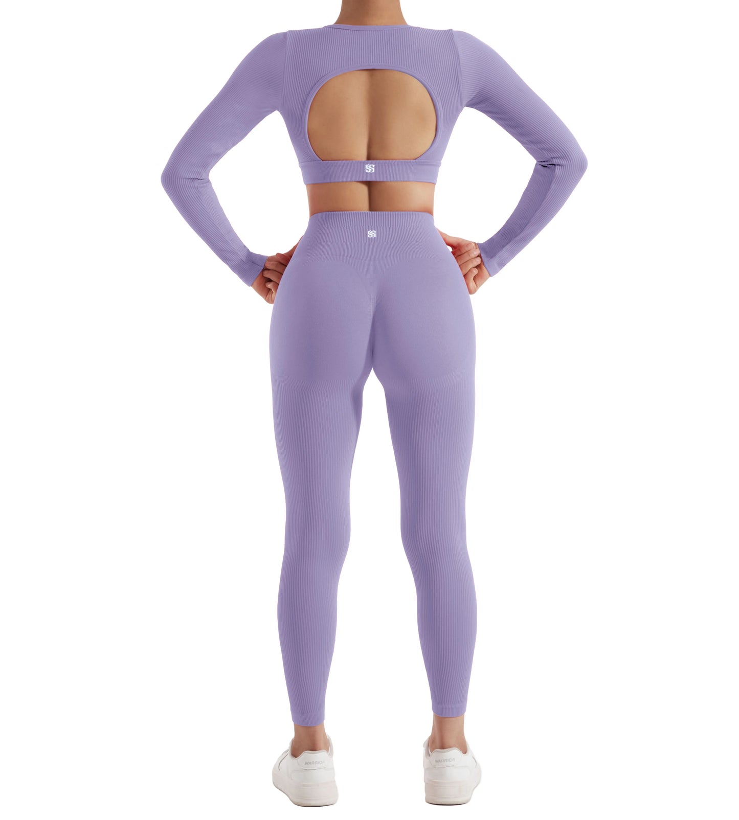 Women's 2PCS Yoga Suit Sports Set Quick-Drying Gym Set Tracksuit Running Workout Long Sleeve Sports Shirt Yoga Set Yoga Clothing