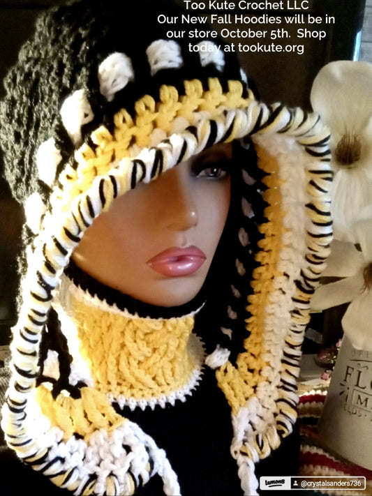Too kute Crochet Fall Hoodies