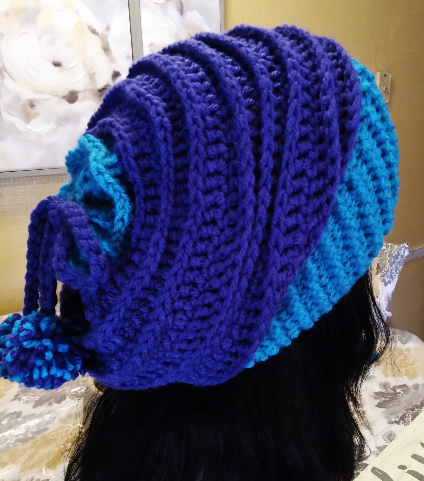 Women Soft Warm Handcrafted Crochet Cable Style Hat