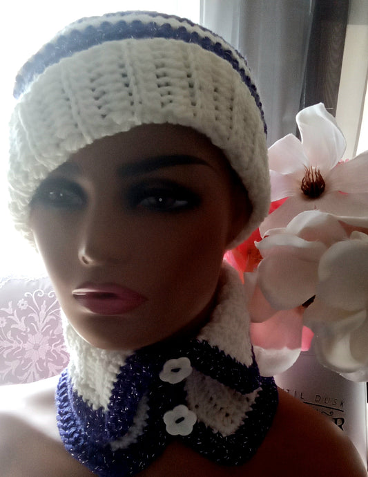 Too Kute Crochet Hat and Scarves sets
