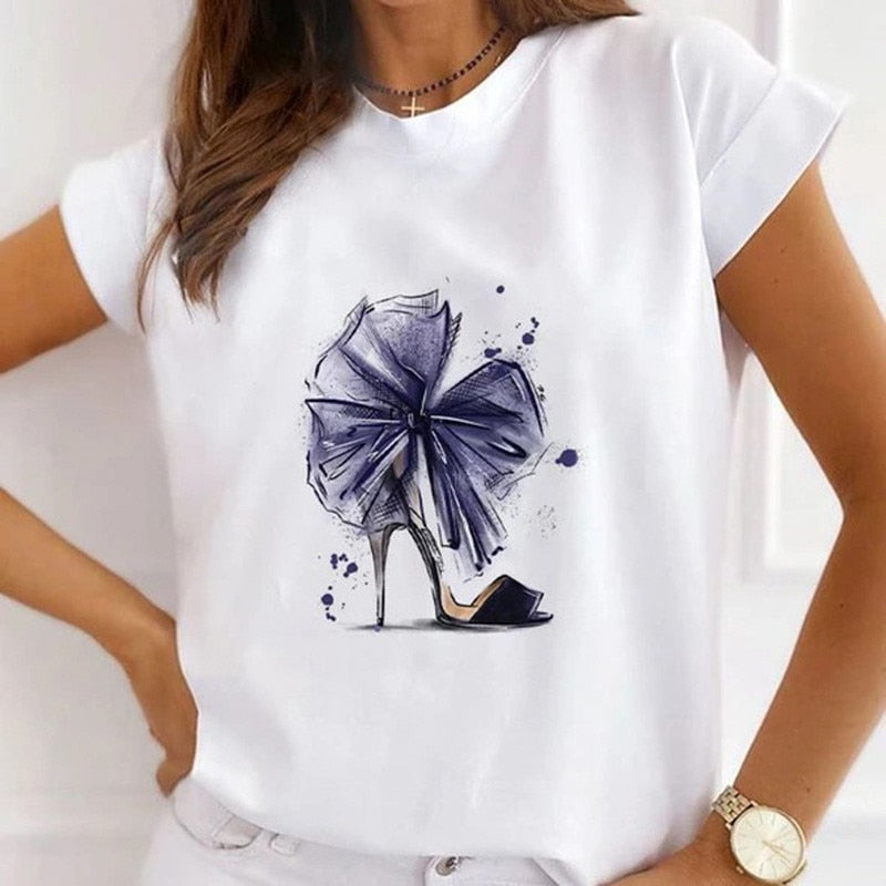 Women Casual Short Sleeve T-Shirts