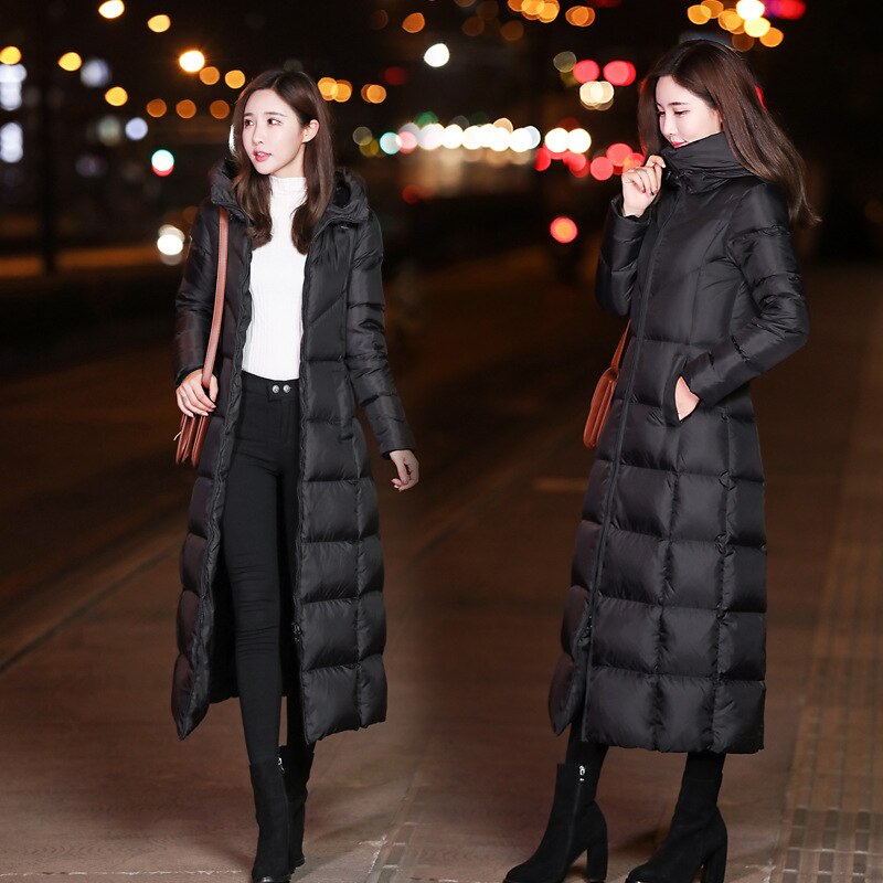 Women Warm Hooded Coat