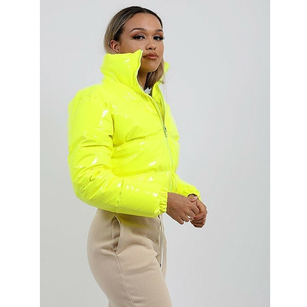 Women Warm Short Candy Colors Jackets