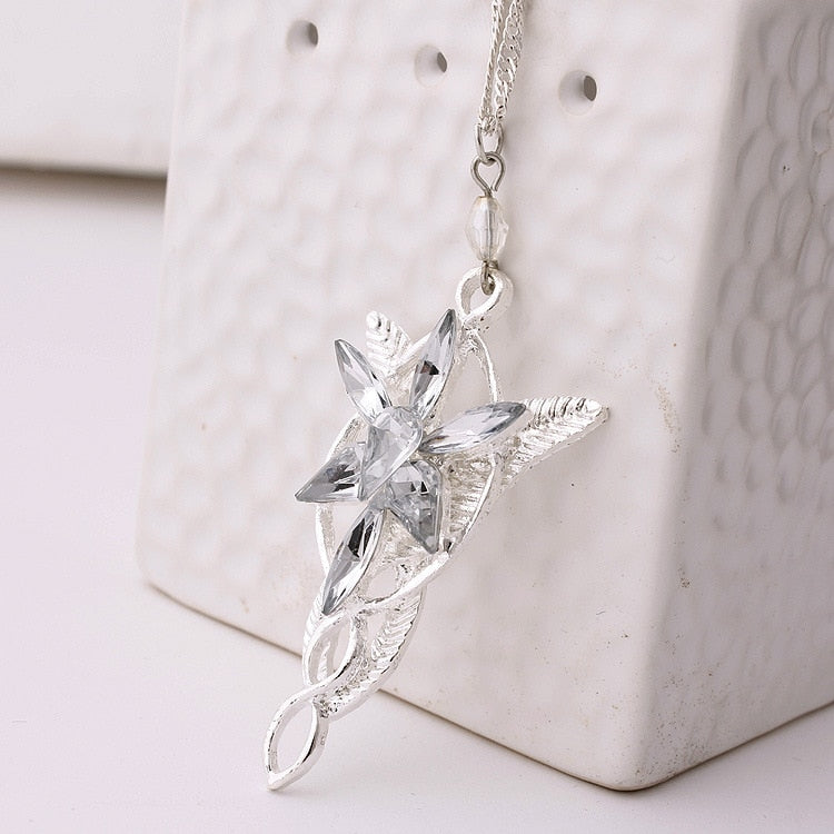 Women Crystal Twilight Star Pendent Torque Gift