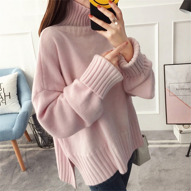 Women Thick Knitted Sweater