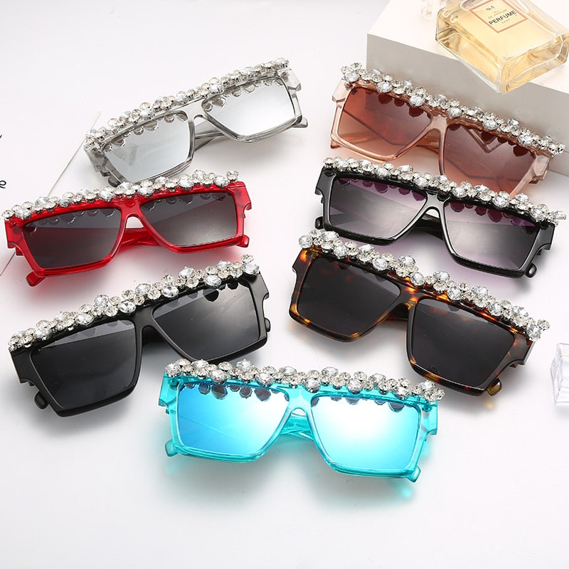 Women Square Diamond Sunglasses