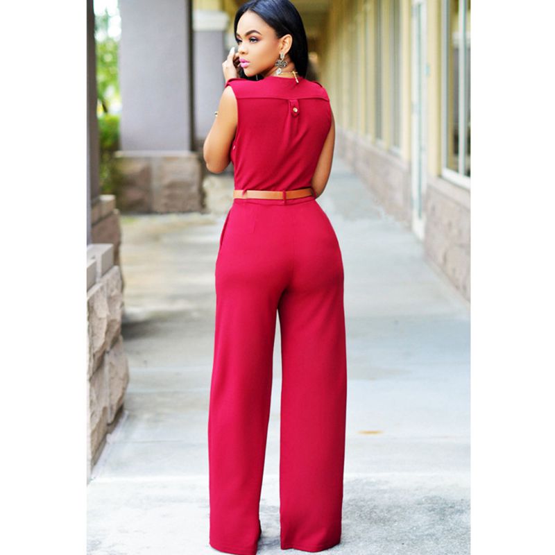 Women loose wide leg jumpsuit