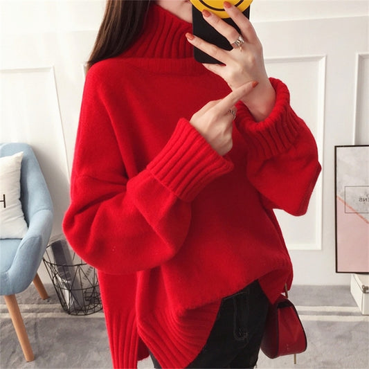 Women Thick Knitted Sweater