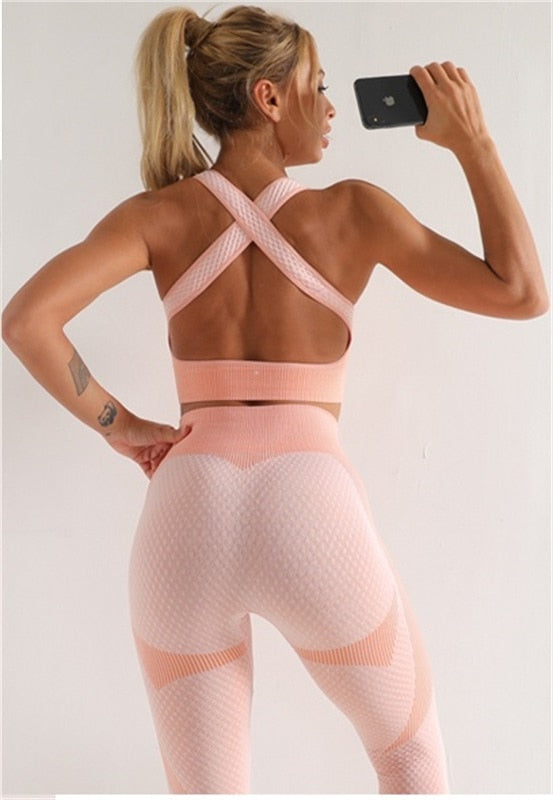 Women Seamless Fitness Set