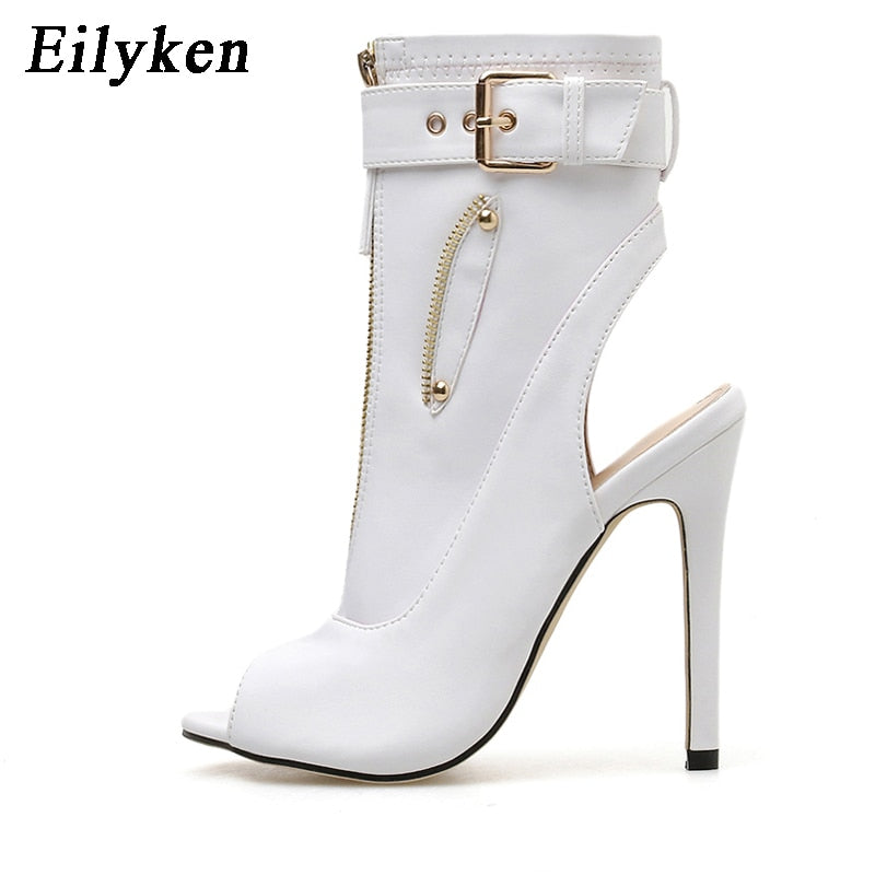 Womens Leather Ankle Boots