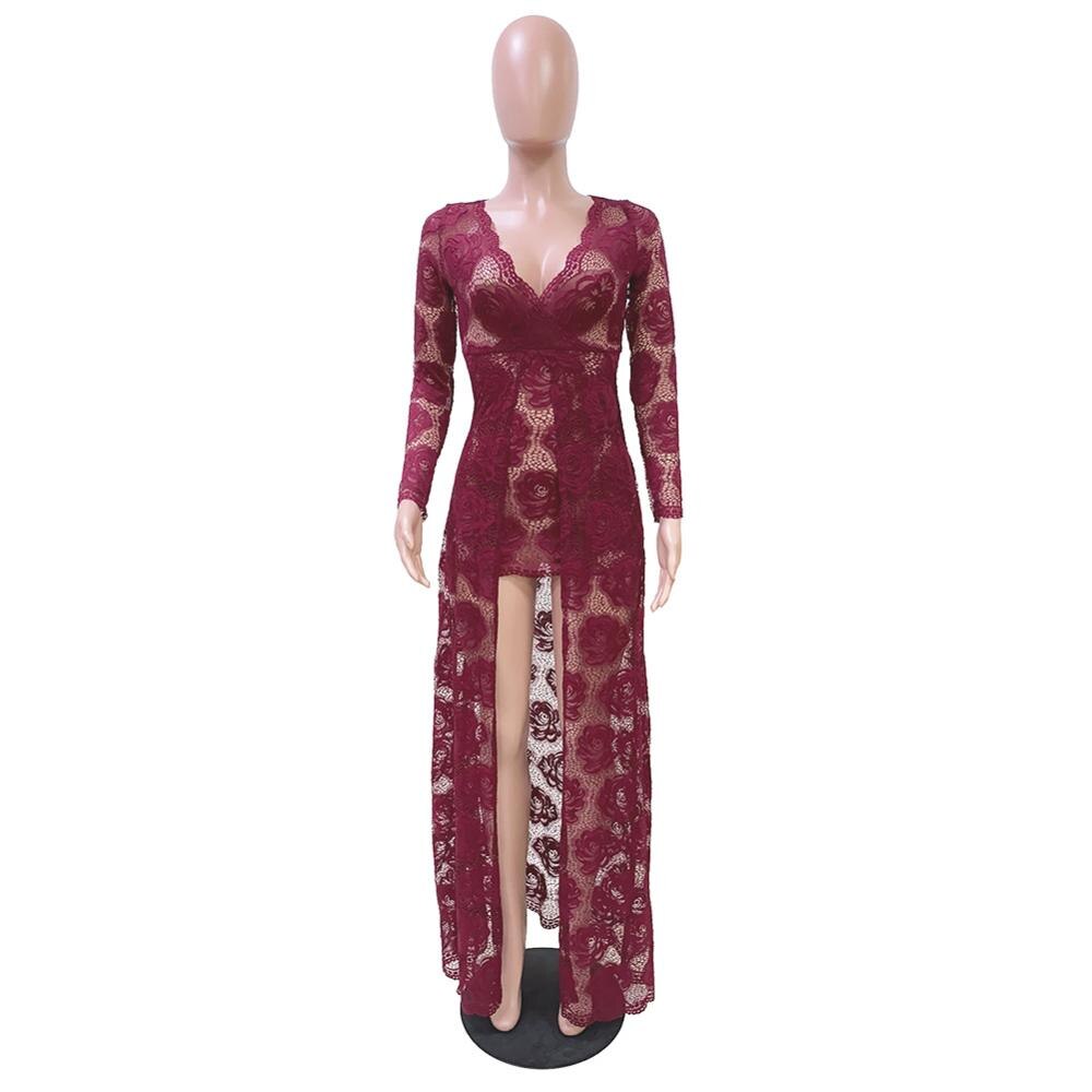 Women Floral Lace Dress Women