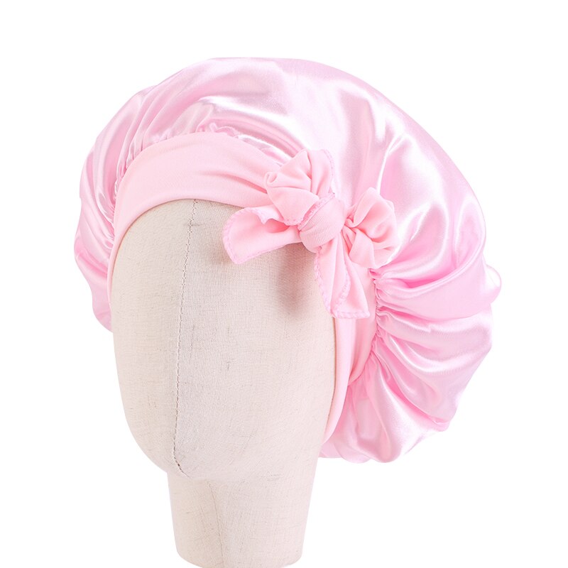 Women Night Sleep Satin Bonnet