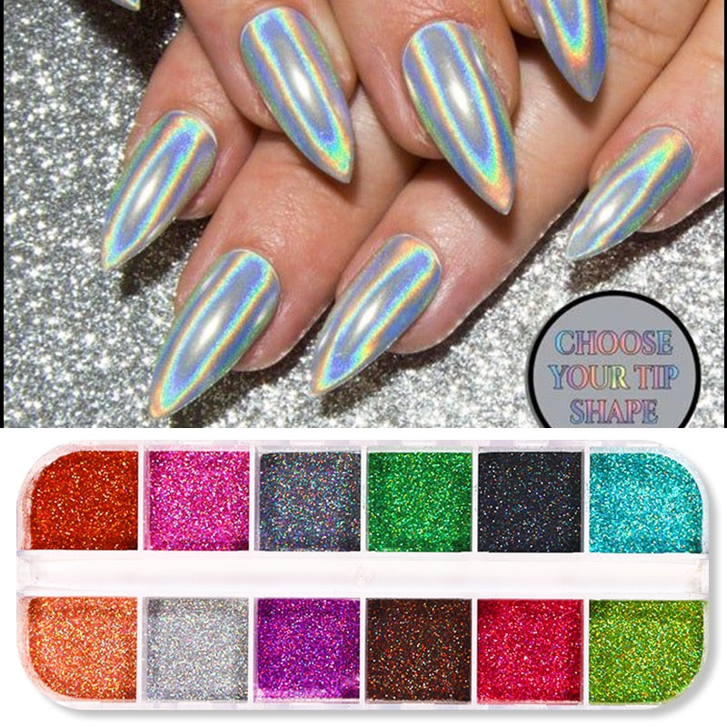 Nail Sequins Mixed Colors 3D Nail Glitter