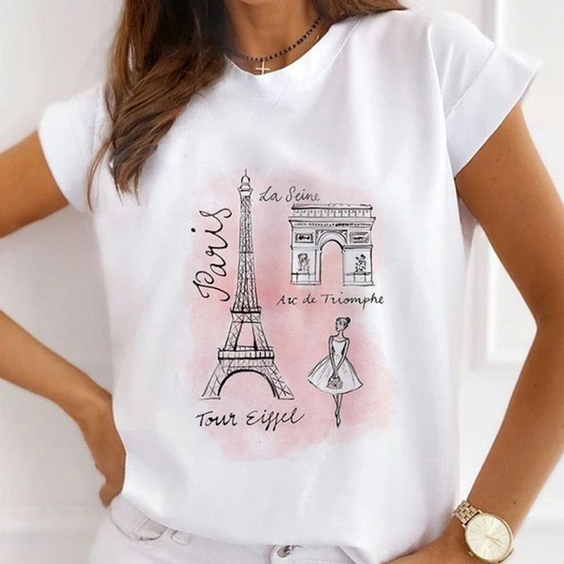 Women Casual Short Sleeve T-Shirts