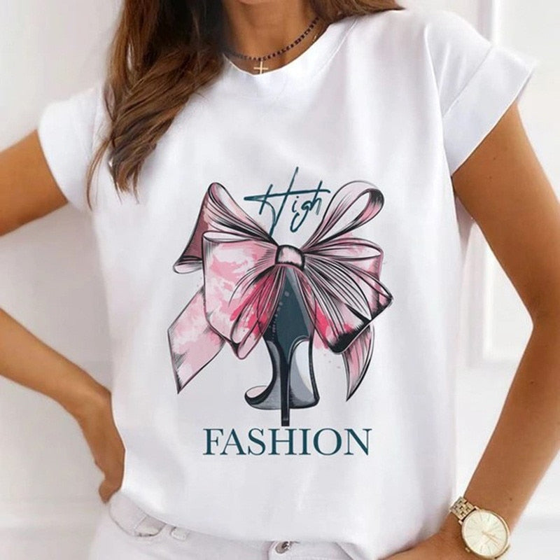 Women Casual Short Sleeve T-Shirts