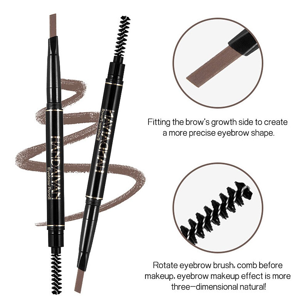 Women 2 In 1 Eyebrow Waterproof Eyeliner Pen