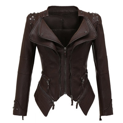 Woman Faux Leather Jackets