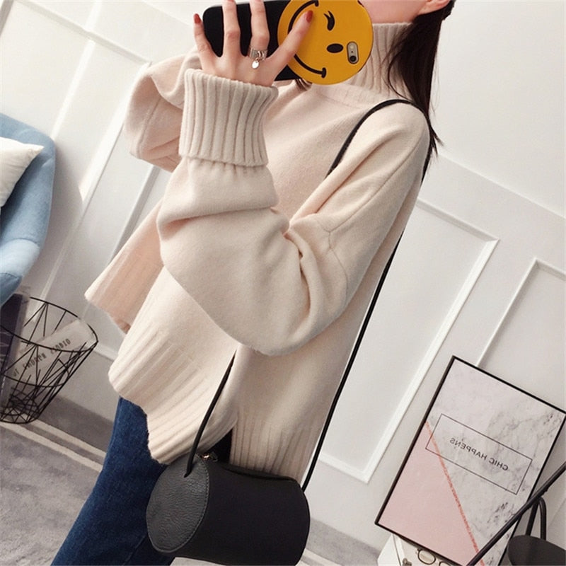 Women Thick Knitted Sweater