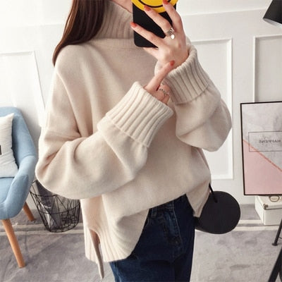 Women Thick Knitted Sweater