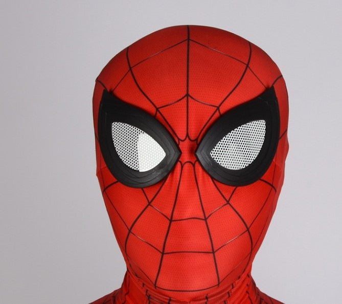 Halloween Spiderman Jumpsuit Costumes Red, Blue and black