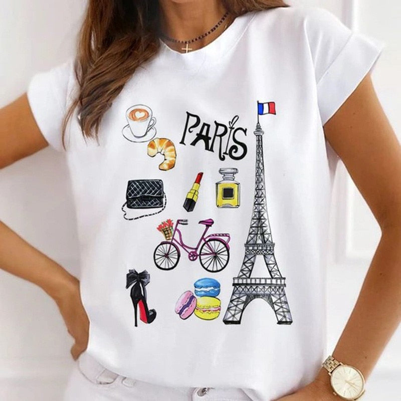 Women Casual Short Sleeve T-Shirts