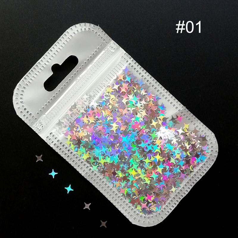 Nail Sequins Mixed Colors 3D Nail Glitter