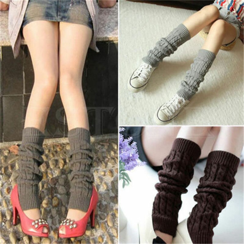 Women Warm Crochet Leg Warmers