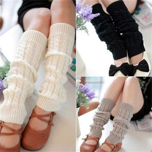 Women Warm Crochet Leg Warmers