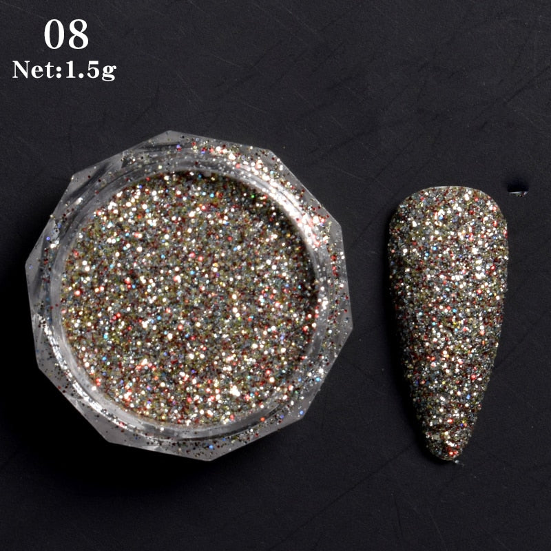 Nail Sequins Mixed Colors 3D Nail Glitter