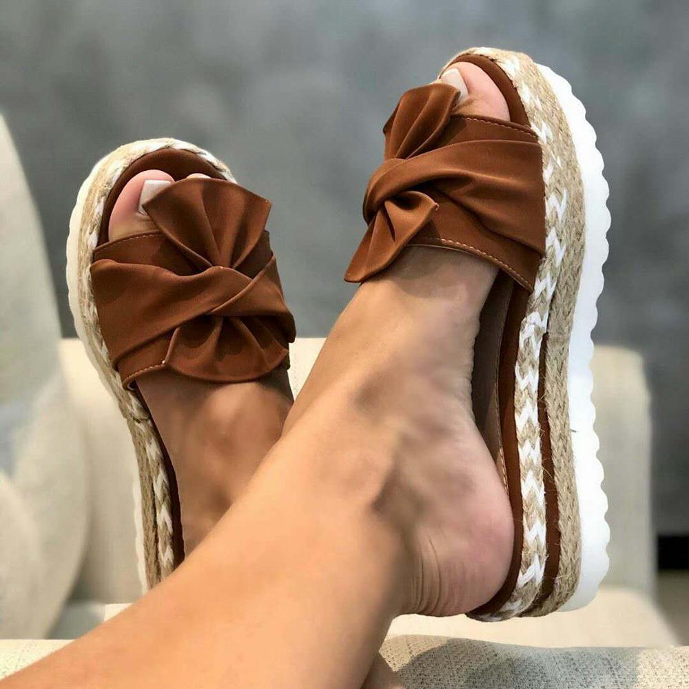 Women Bow Slipper Sandals