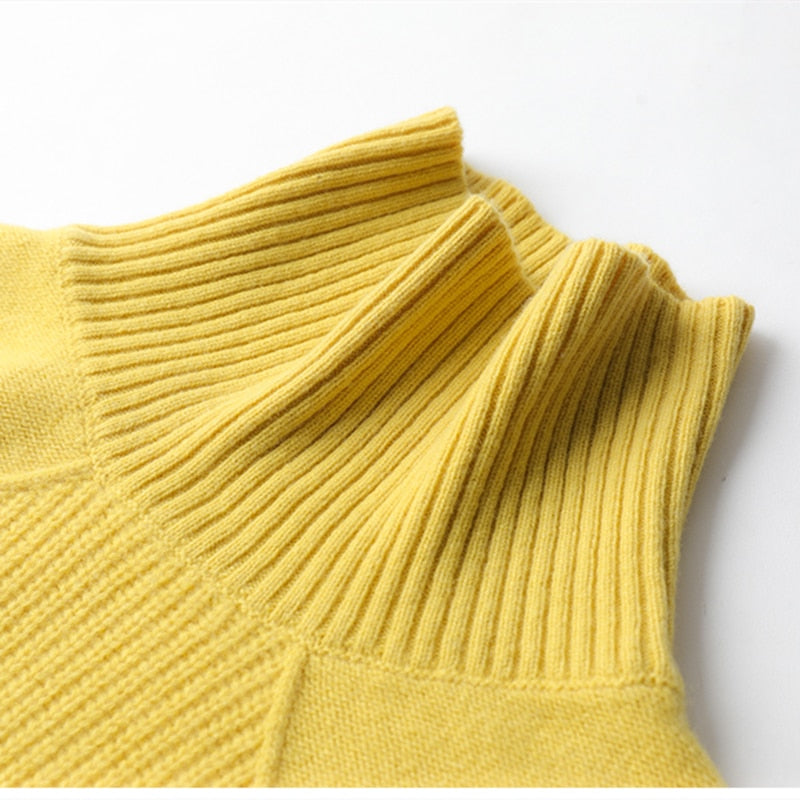 Women turtleneck Cashmere sweater