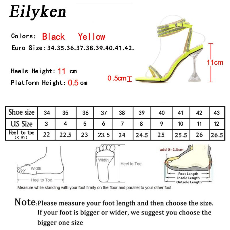 Women's Open Toe Spike Heel Sandals