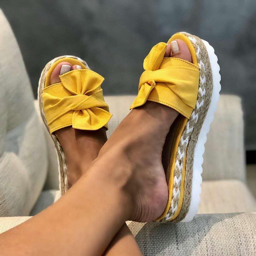 Women Bow Slipper Sandals