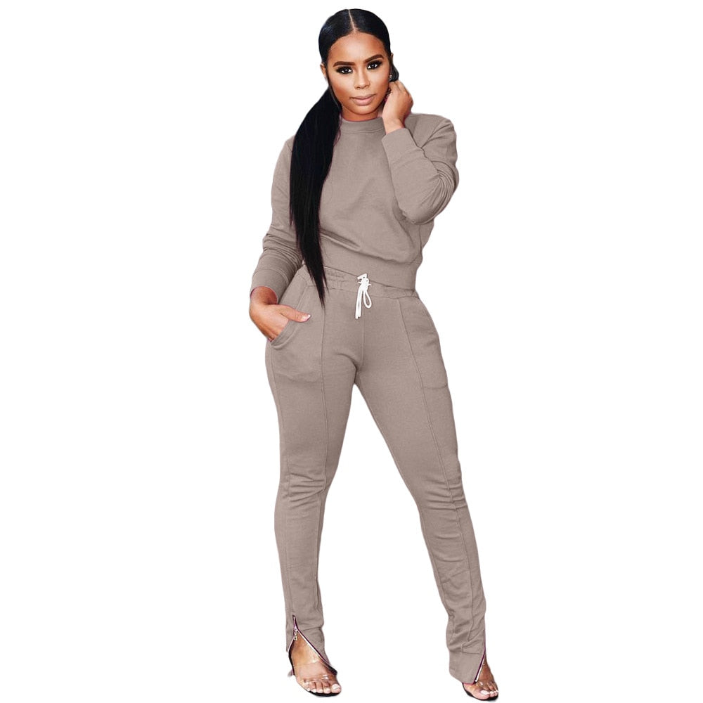 Women Winter Two Piece Set