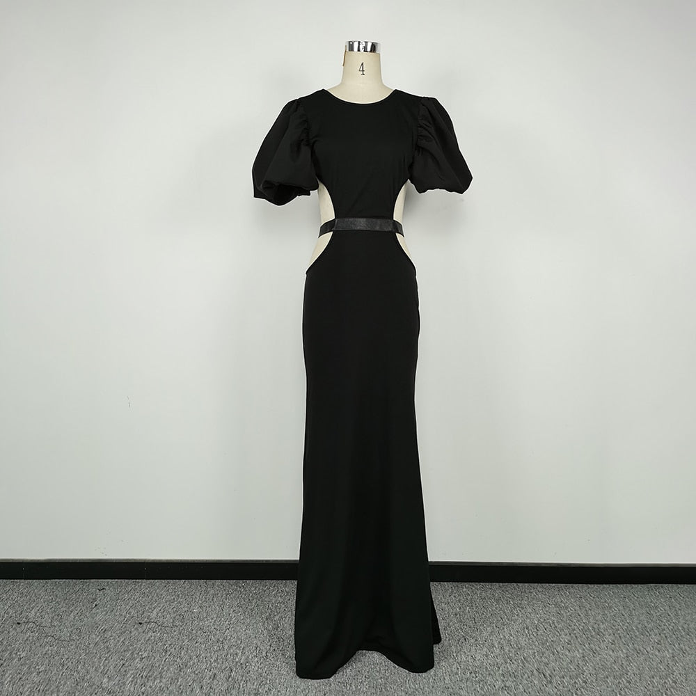 Women Formal Cut Out Backless Evening Dress