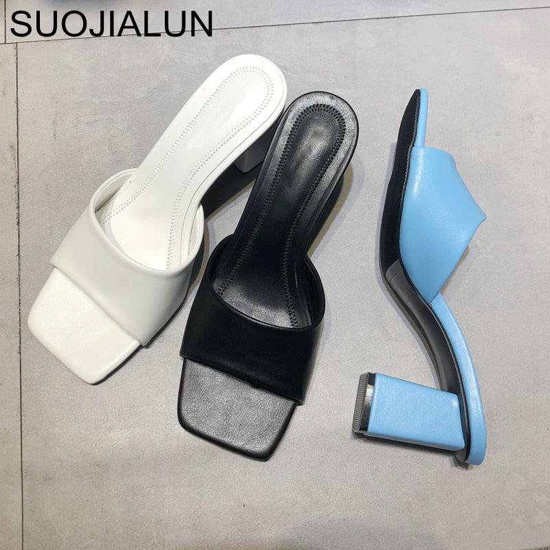 Women Elegant Slipper Sandals Slip-On