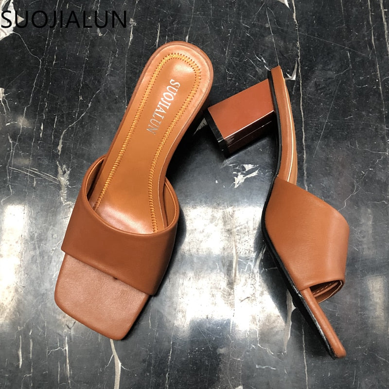 Women Elegant Slipper Sandals Slip-On