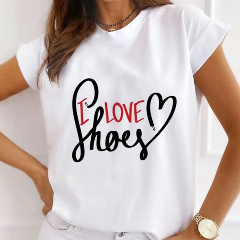 Women Casual Short Sleeve T-Shirts