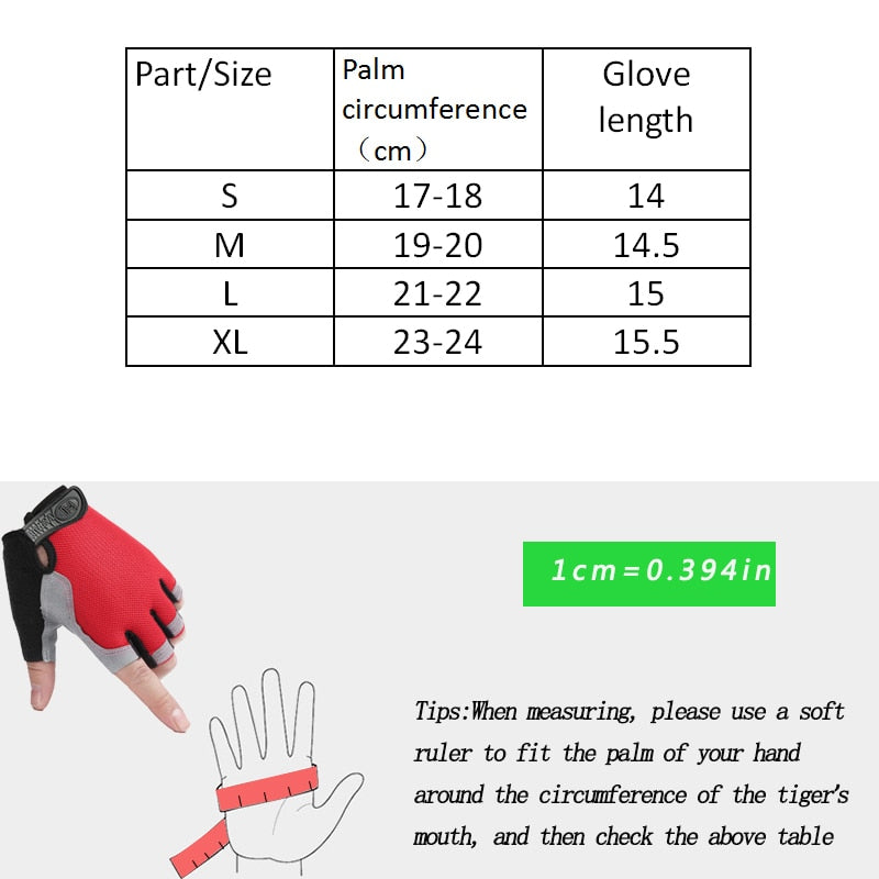 Women Professional Anti-Slip Fitness Gloves