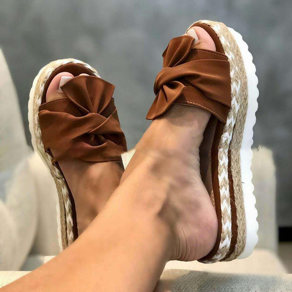 Women Bow Slipper Sandals