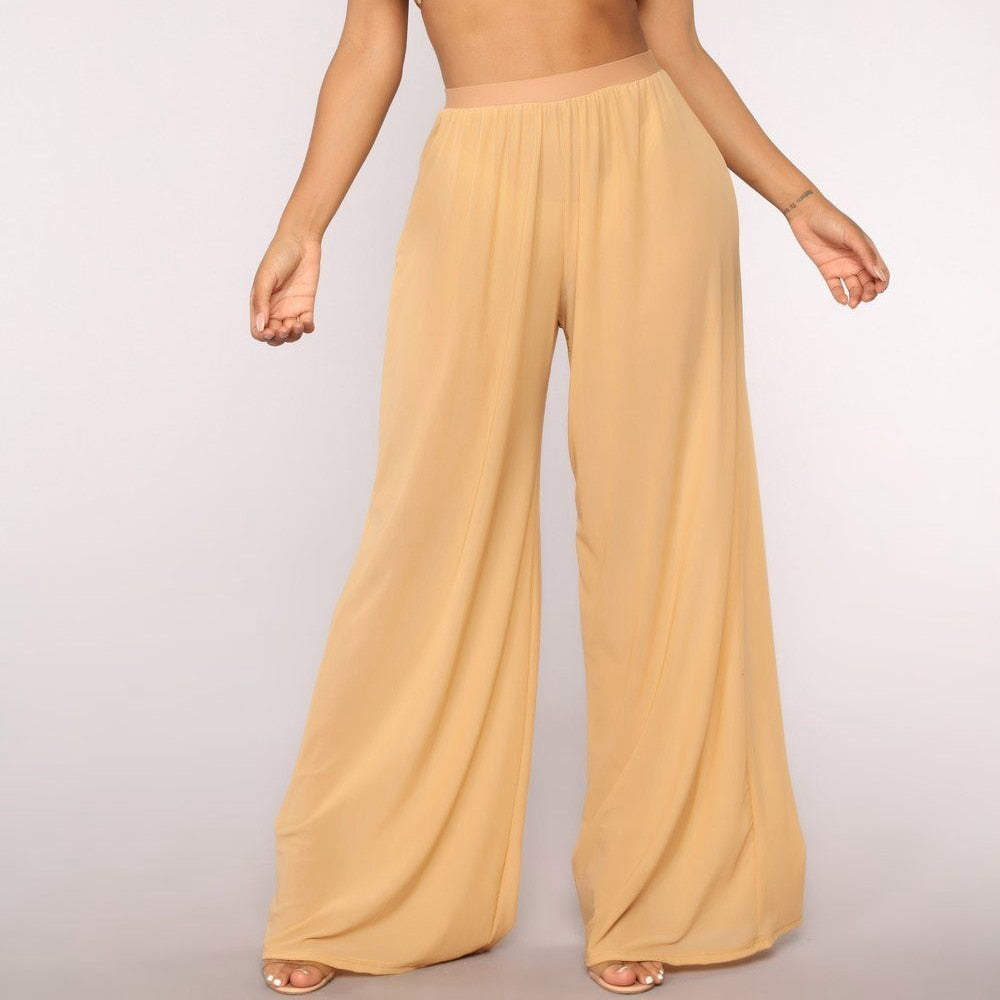 Women Wide Leg High Waist Pants