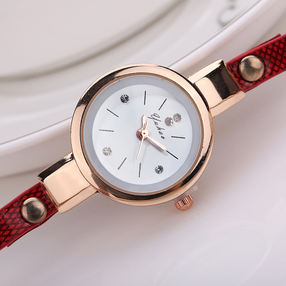 Women Wrap Around Leather Watch