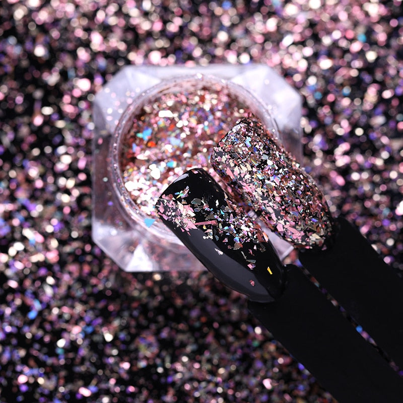 Nail Sequins Mixed Colors 3D Nail Glitter